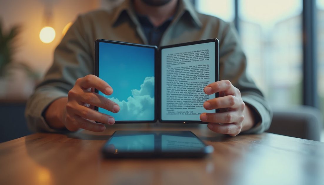 Large inner display use case on a foldable iPhone